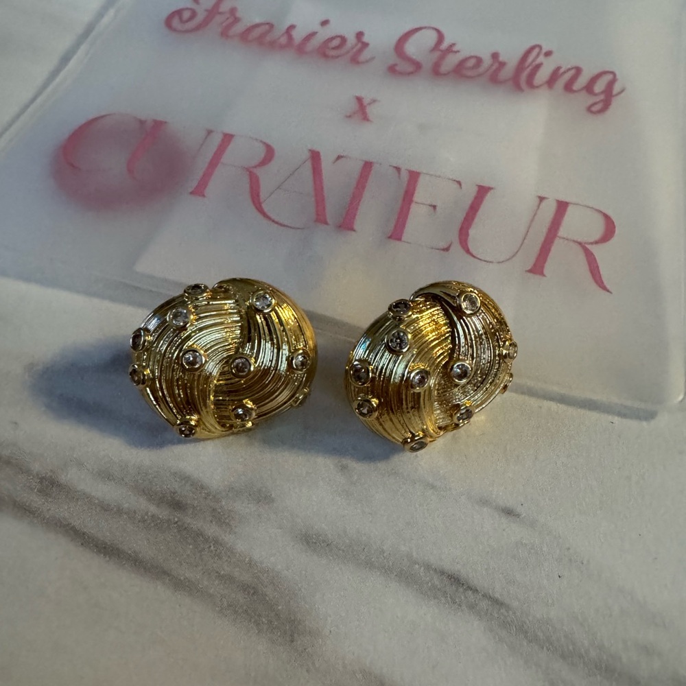 Frasier Sterling 14k Gold Earrings